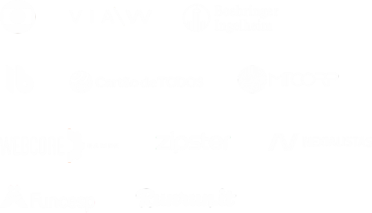 Logos of companies that have worked with Megon